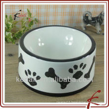 ceramic pet dog bowl